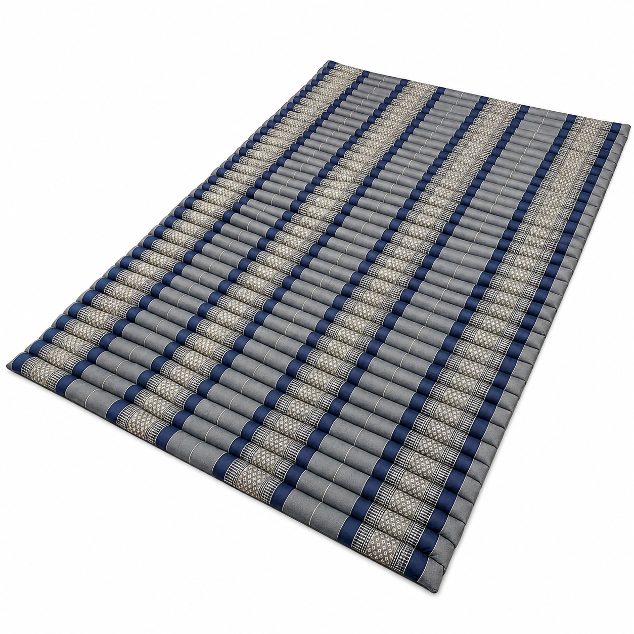 Queen Size Thai Kapok Roll Up Mattress – 200x152cm | Handmade Foldable Daybed Mat