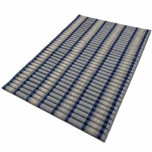 Queen Size Thai Kapok Roll Up Mattress – 200x152cm | Handmade Foldable Daybed Mat