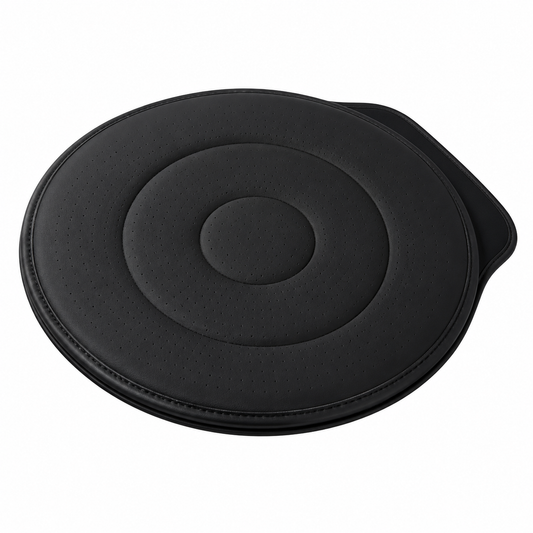 Black 360 Rotating Car Seat Cushion 53cm - Swivel Mobility Aid for Seniors