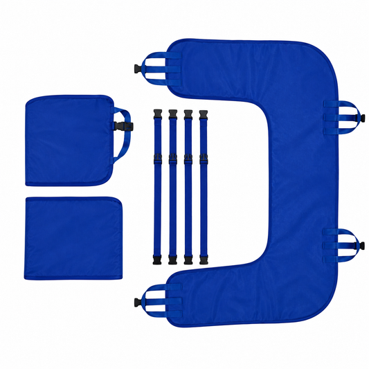 U-Shaped Repositioning Transfer Sheet - Multipurpose Bed Pad with Handles