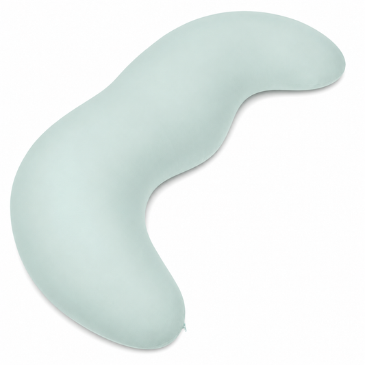 Pea Pod Body Pillow for Adults Full Body Support Side Sleeper Pregnancy Pillow Light Blue