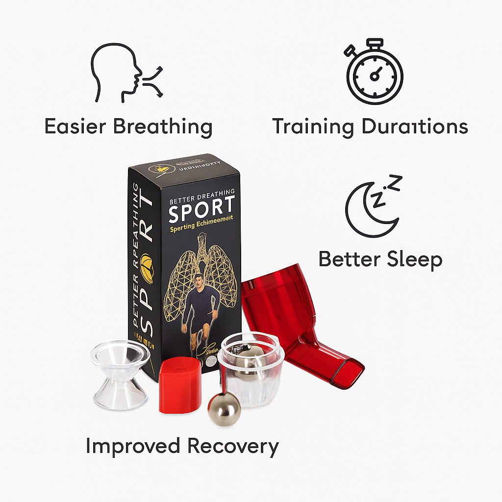 Better Breathing Sport – Australian-Made OPEP Lung Trainer for Athletes – Boosts Performance, Recovery & Endurance