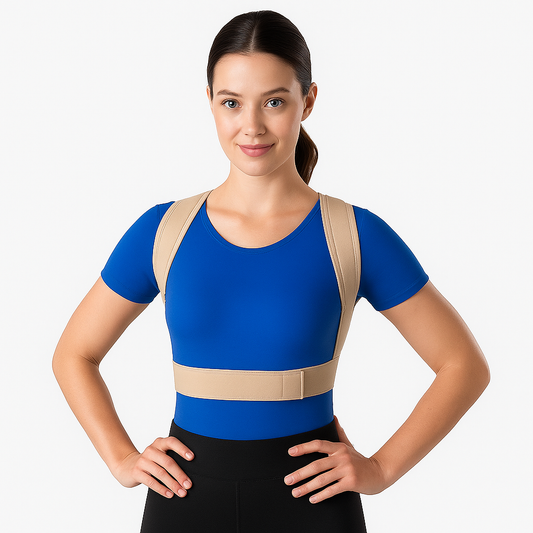 Posture Corrector & Back Pain Relief - Adjustable Shoulder Clavicle Brace