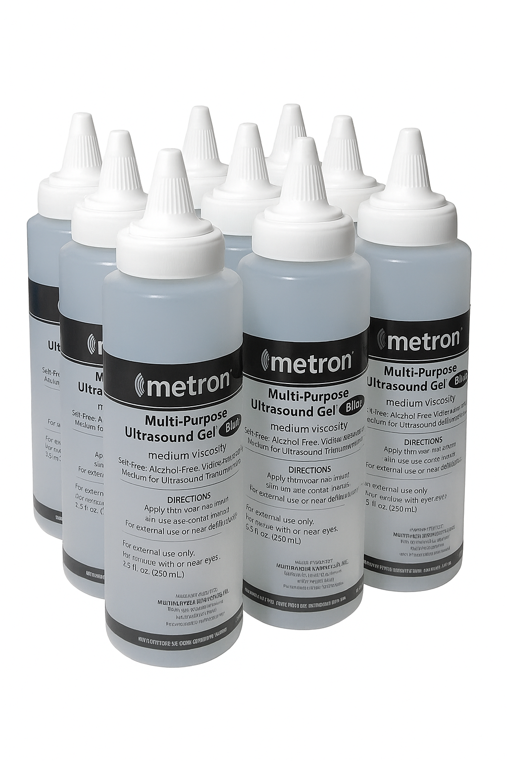 Metron Ultrasound Gel 250mL Conductive Gel Lubricating Tens Machine ECG EEG Transmission