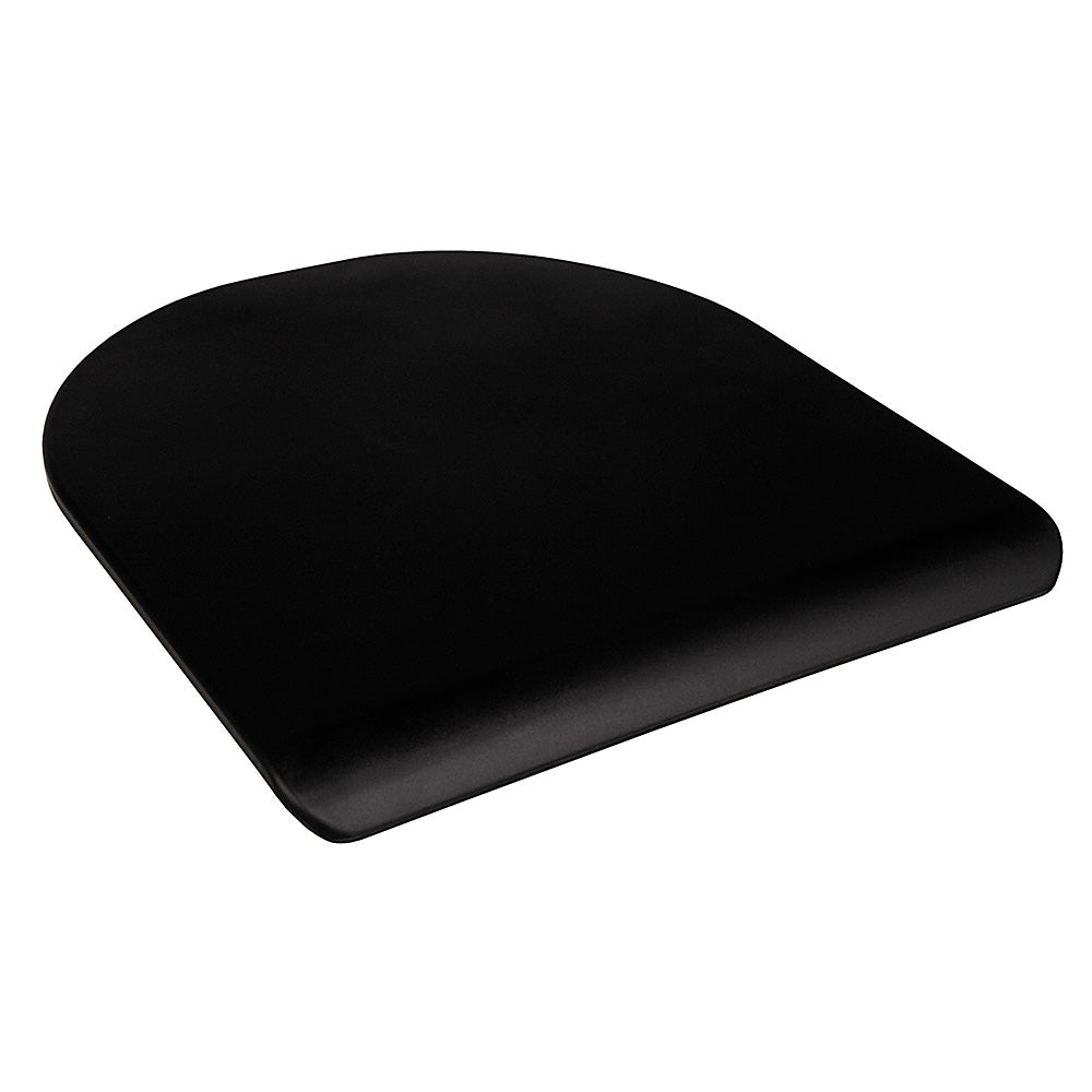 Rebotec Dignity Commode Seat Cover - Premium Black Waterproof Cushion for Comfort and Hygiene