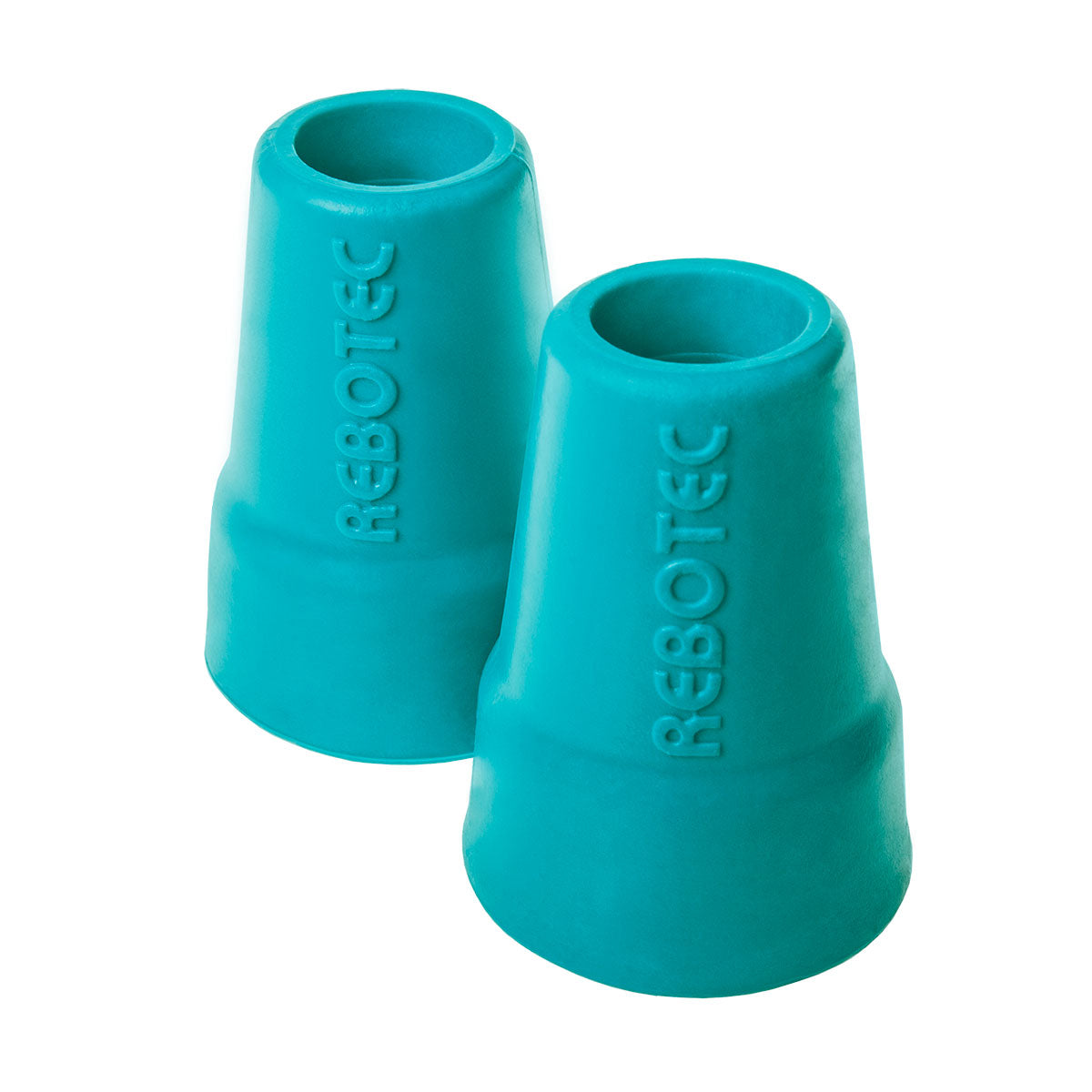 Rebotec 19mm Crutch Tips - Non-Slip Ferrules for Stability and Durability