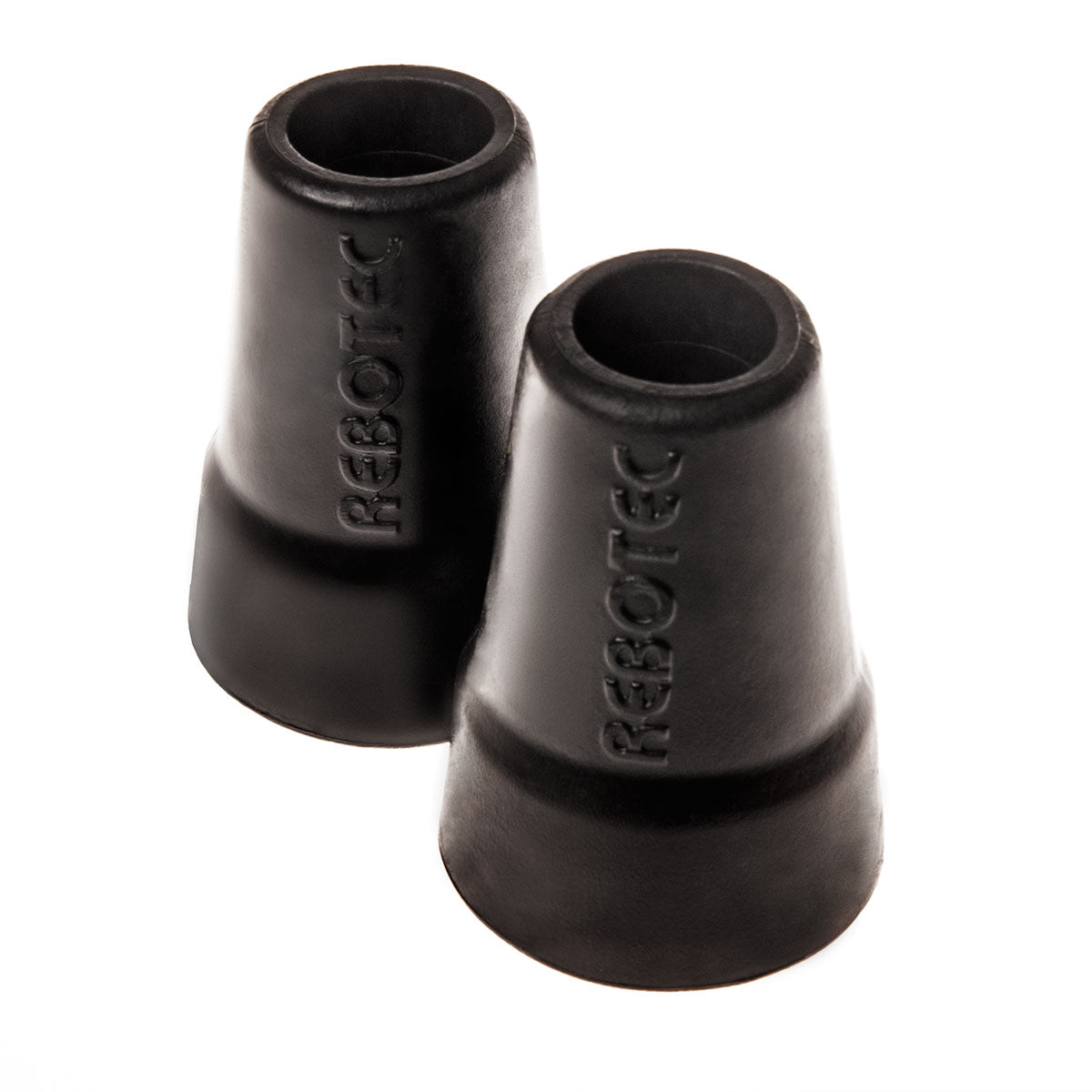 Rebotec 19mm Crutch Tips - Non-Slip Ferrules for Stability and Durability