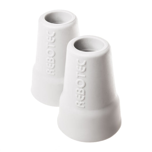 Rebotec 19mm Crutch Tips - Non-Slip Ferrules for Stability and Durability