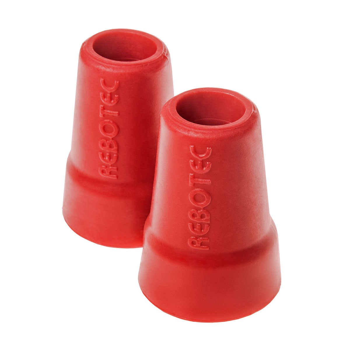 Rebotec 19mm Crutch Tips - Non-Slip Ferrules for Stability and Durability
