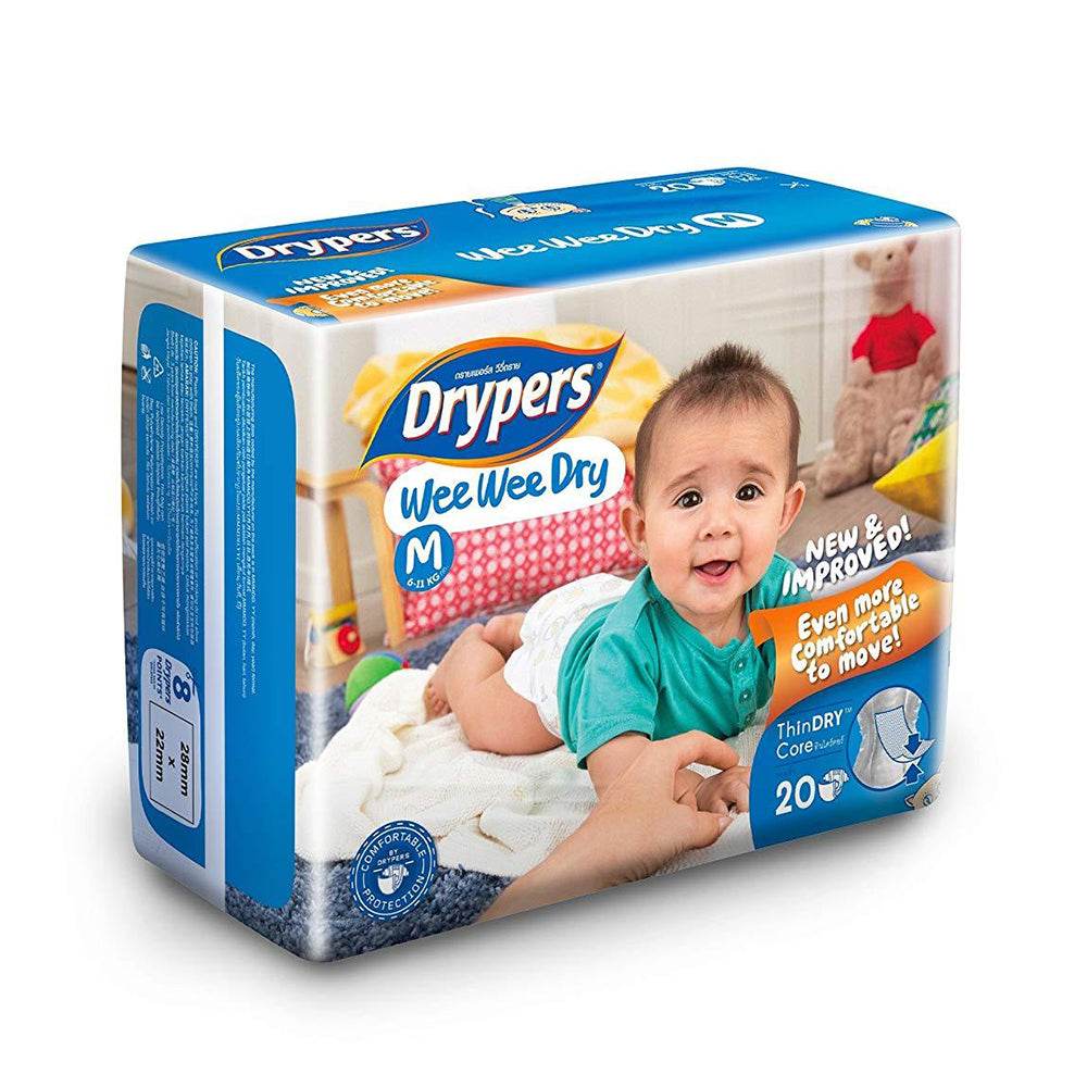 Premium Nappy Pants 80pk – Medium (6–11kg) – Super Absorbent, Leak-Proof, Plant-Based Disposable Nappies