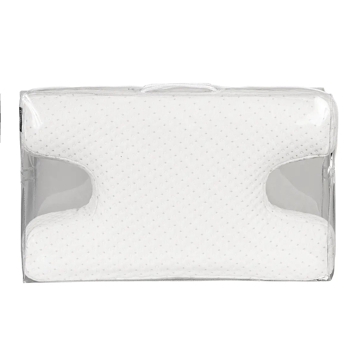 CPAP pillow for side sleepers — keeps mask and hose secure