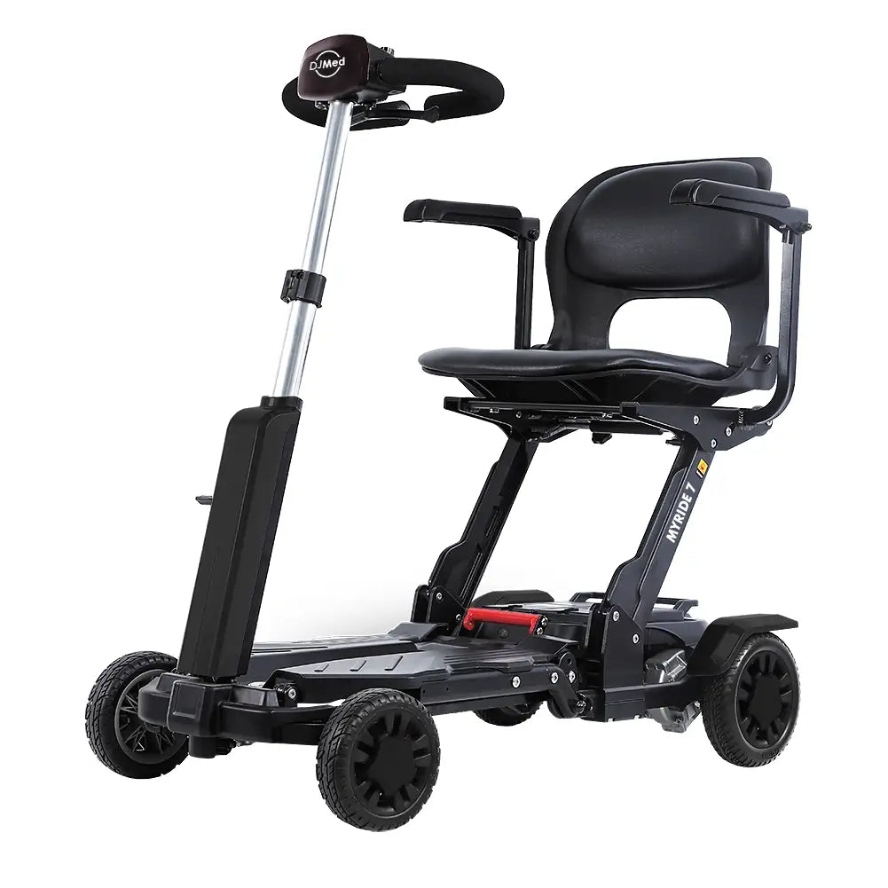 Auto Foldable Mobility Scooter - Portable, 4 Wheel Electric Travel Scooter
