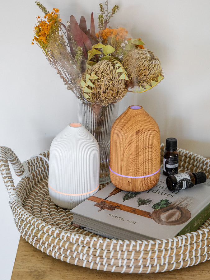 Desktop Aromatherapy Diffuser - Woodgrain