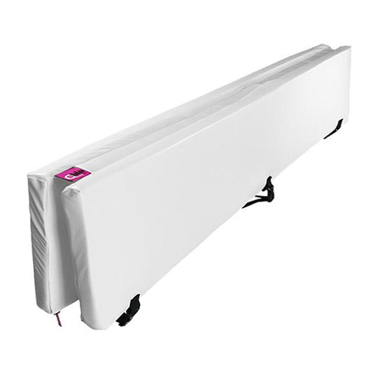 Double-Sided Bed Rail Protector Pad with Waterproof Foam & Easy Attachment Straps - 140cm x 35cm
