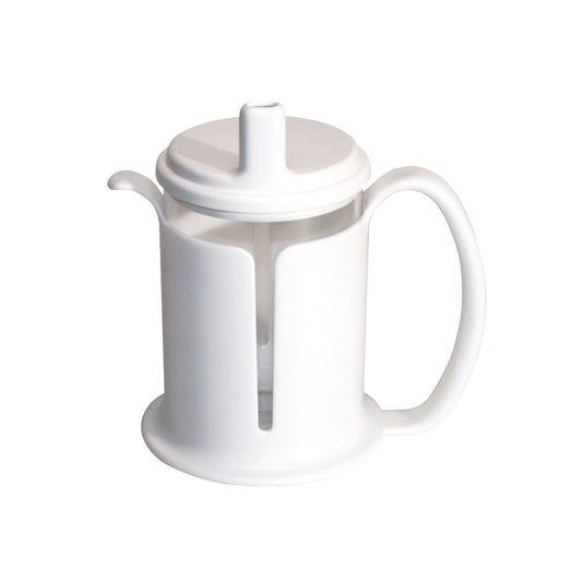 Sippy cup with large handle and spout