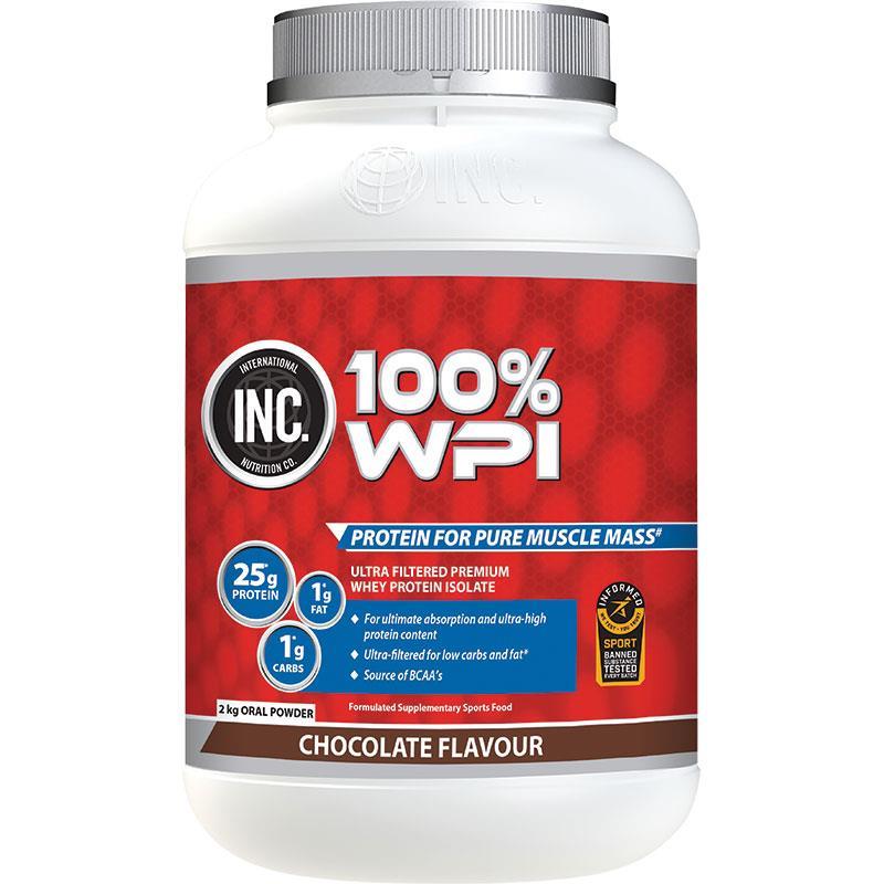 Whey Protein Isolate Powder 2kg – Low Carb, High Protein Supplement for Lean Muscle, Recovery & Performance – Chocolate Flavour