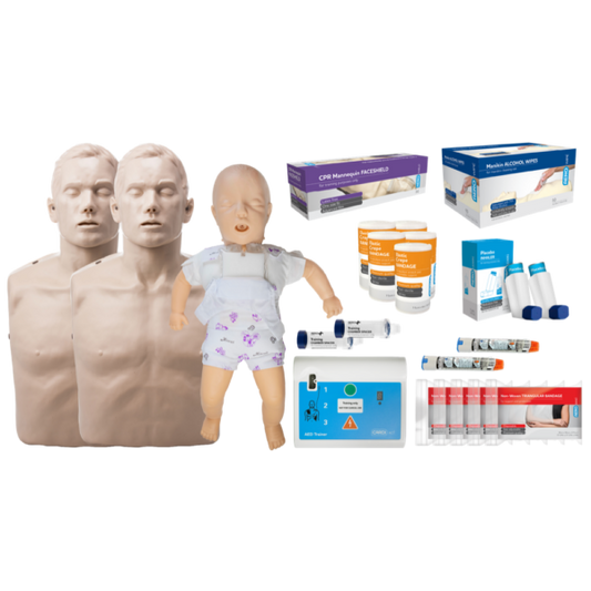 AEROLEARN Basic First Aid Trainer Equipment Starter Pack