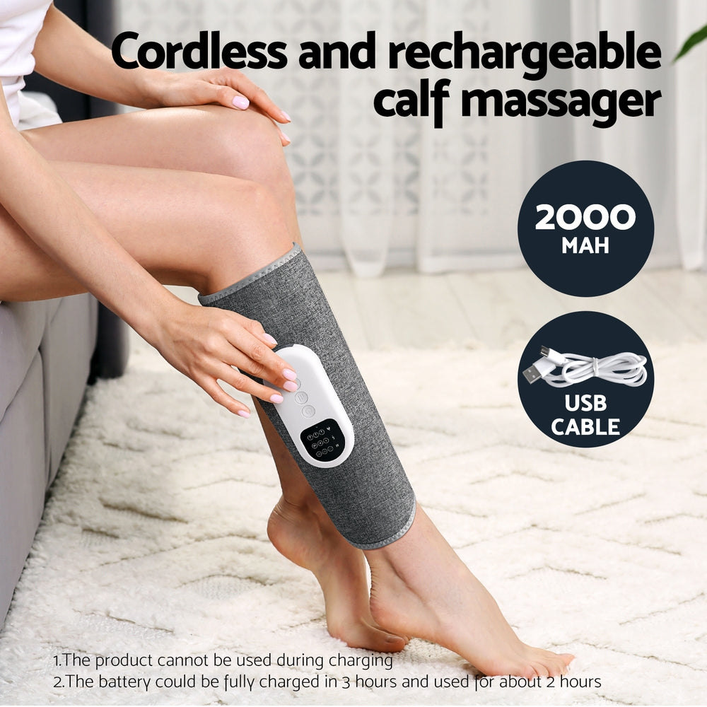 Calf / Leg Massager Heated Air Compression Calf Relaxation