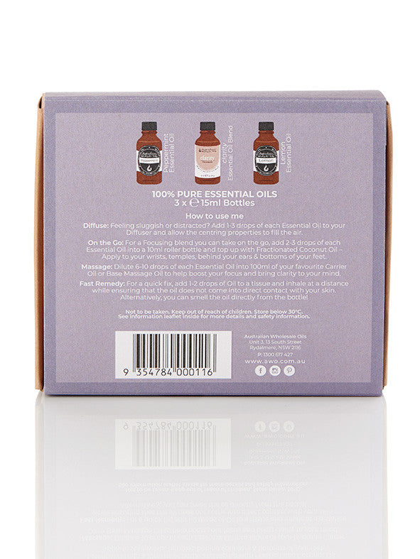 Trio Pack with Essential Oils