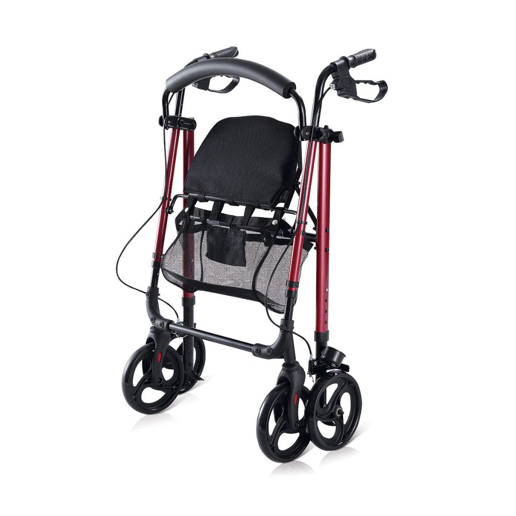 Lightweight Classic Rollator Walker – Portable & Comfortable Mobility Aid