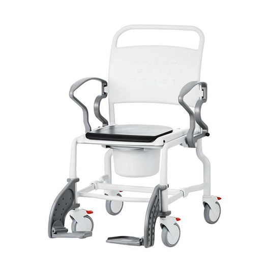 Rebotec Boston Wide Commode Chair - Extra Wide, Comfortable Mobility Aid, 150kg Capacity