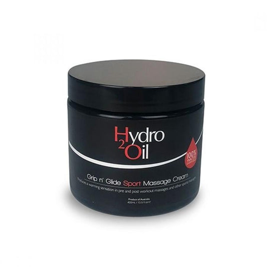 Hydro 2 Oil Sport Massage Cream 400ml - Soothe & Revitalise Muscles for Peak Performance