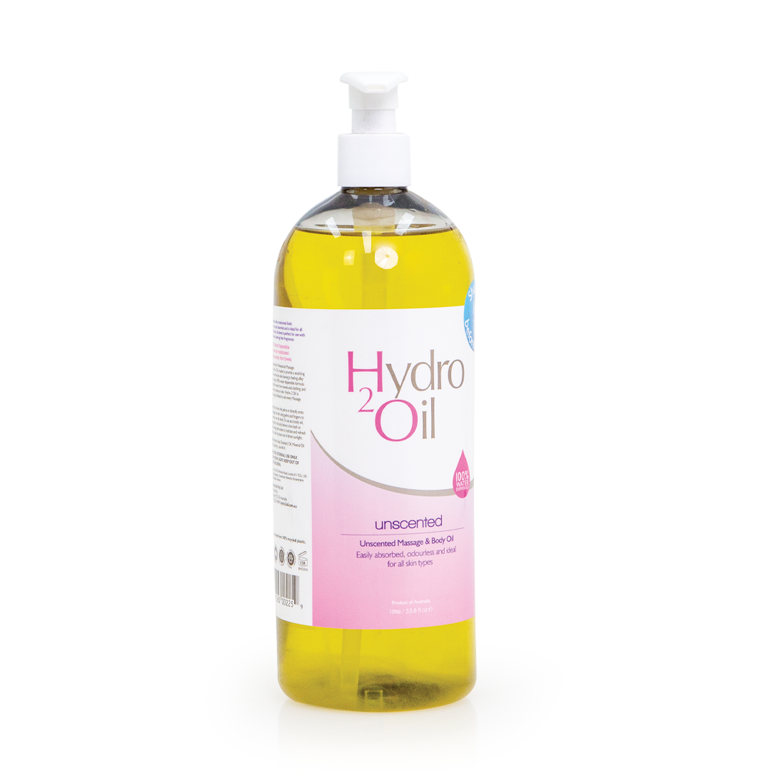 Hydro 2 Oil Massage Oil Unscented – Natural Skin Nourishment, 100% Water Dispersible