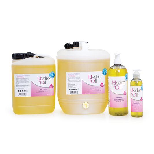 Hydro 2 Oil Massage Oil Unscented – Natural Skin Nourishment, 100% Water Dispersible