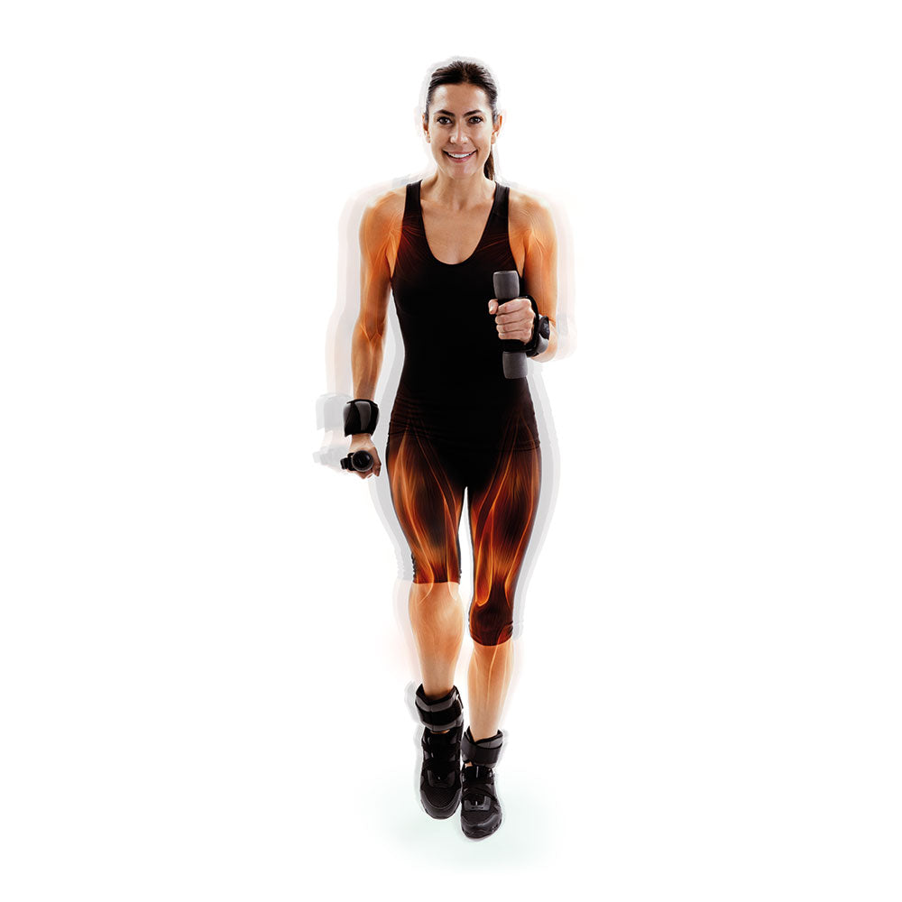 Adjustable Ankle and Wrist Weight Set for Fitness Training