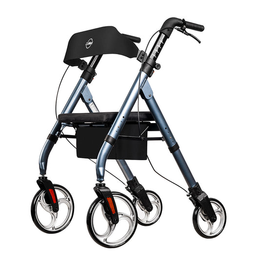 Tall & Strong Heavy-Duty Rollator Walker, Bariatric Mobility Aid