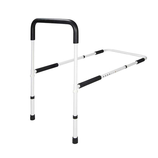 Height Adjustable Bed Rail for Seniors - Secure Bedside Support with Non-Slip Handle
