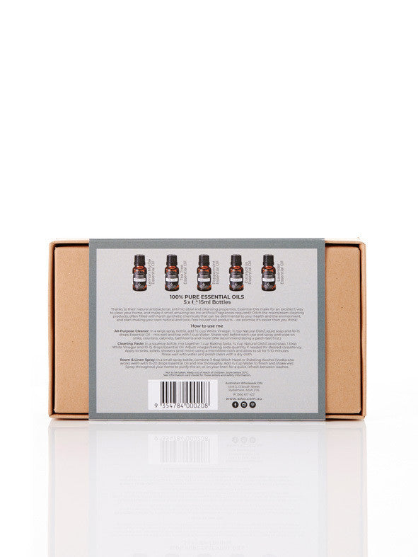 Australian Wholesale Oils Essential Oil Pack - Home Defence