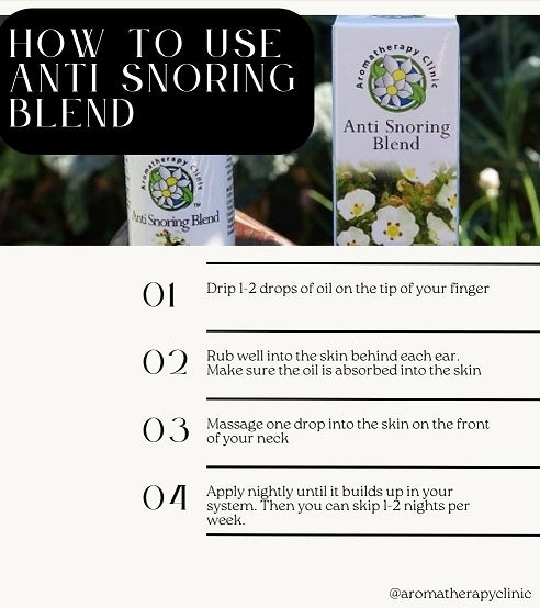 Natural Snoring Relief - 100% Essential Oil Blend