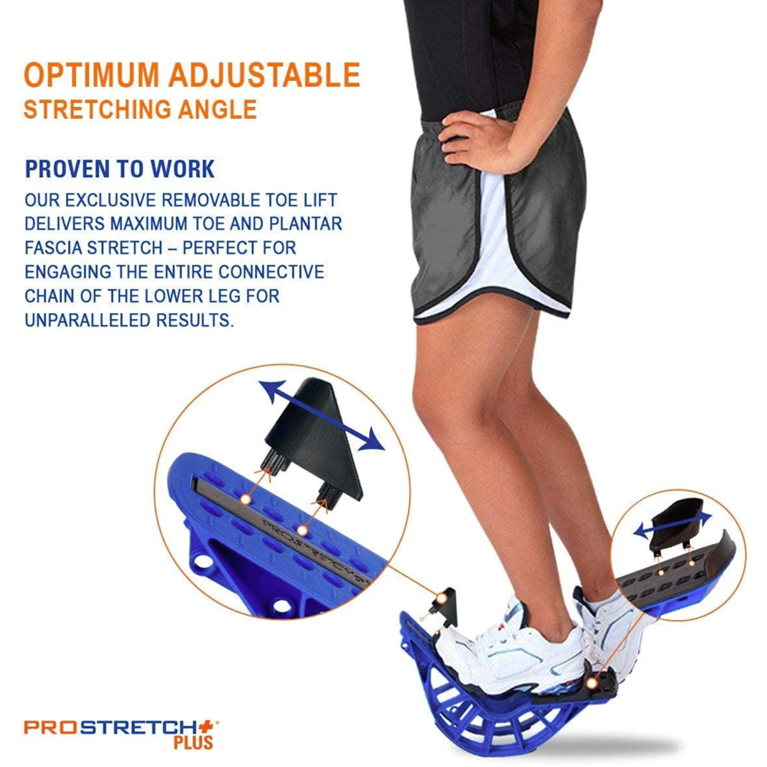 ProStretch Plus Adjustable Calf Stretcher – Relieve Plantar Fasciitis & Heel Pain Fast