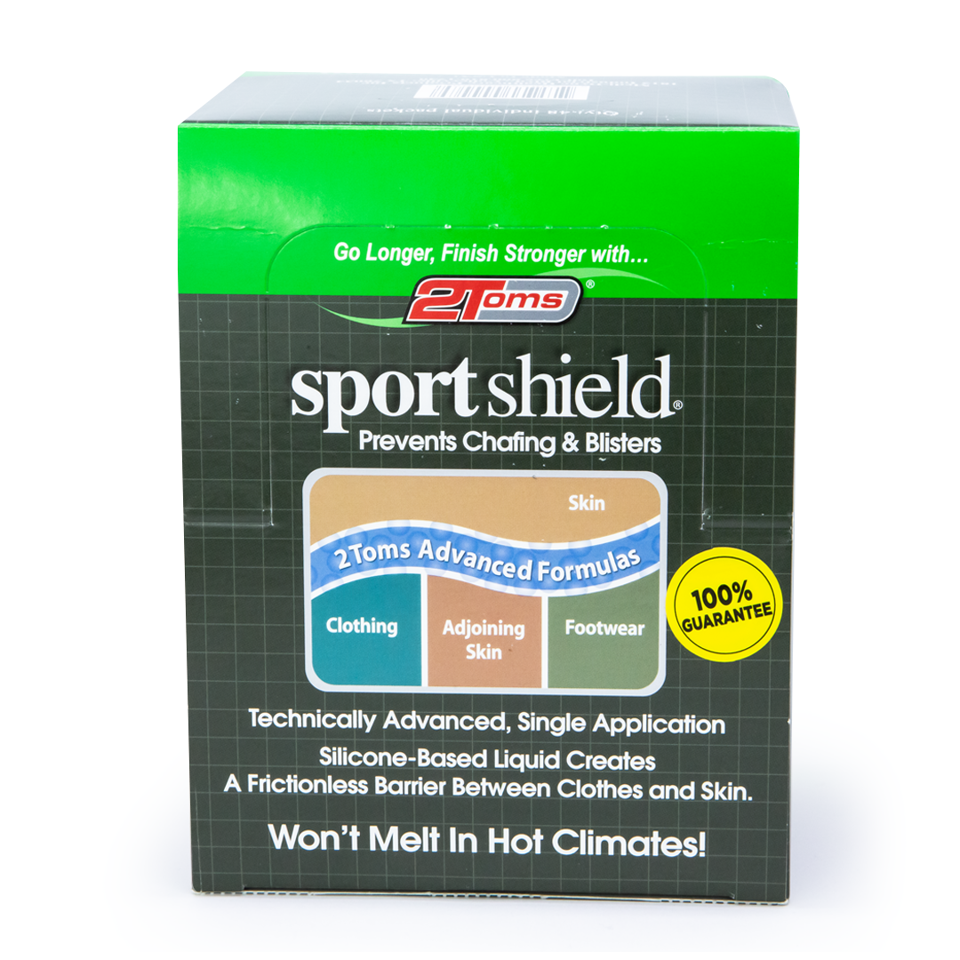 2Toms SportShield Towelette Anti-Chafe Blister Prevention