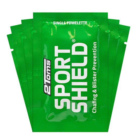2Toms SportShield® Anti-Chafing Towelettes 6-Pack – Sweatproof, Waterproof Skin Protection for Active Aussies