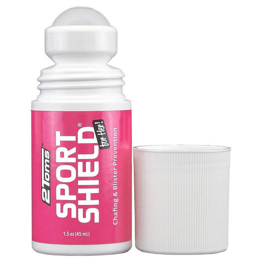 2Toms SportShield for Her - Ultimate Anti-Chafe Roll-On, Blister Protection for Aussie Athletes & Everyday Use, 45ml