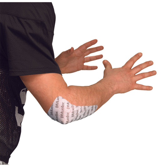 Mueller PRO Strips Elbow Adhesive Mesh - 10.1 x 20.3cm for Abrasion Protection & Comfort