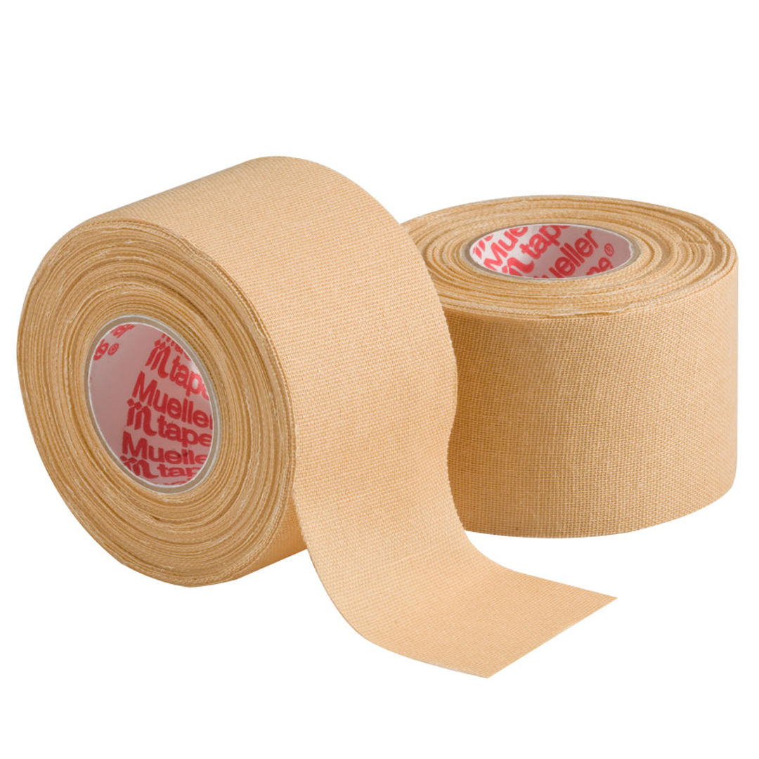 Mueller M-Tape Beige Athletic Sports Tape | High-Strength Support for Injury Prevention