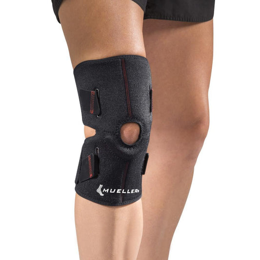 Mueller 4-Way Adjustable Knee Support - Premium Thermo Reactive Brace for Enhanced Stability