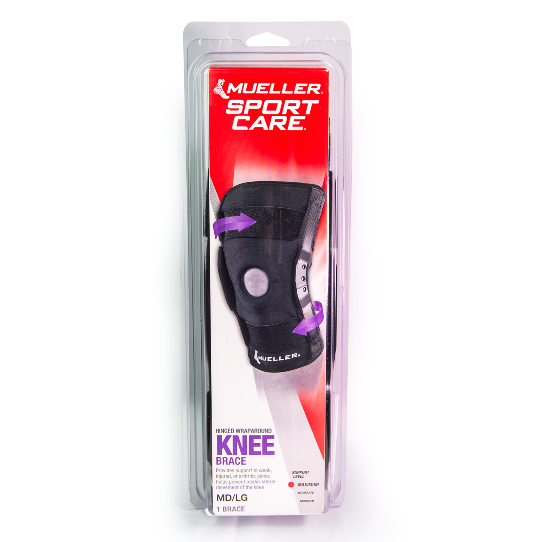 Mueller Hinged Wraparound Knee Brace – Arthritis Support & Injury Recovery