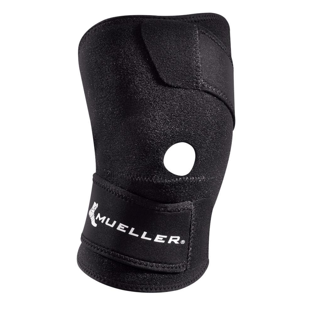 Mueller Adjustable Wraparound Knee Support OSFM Black – Designed for Pain Relief & Improved Joint Flexibility