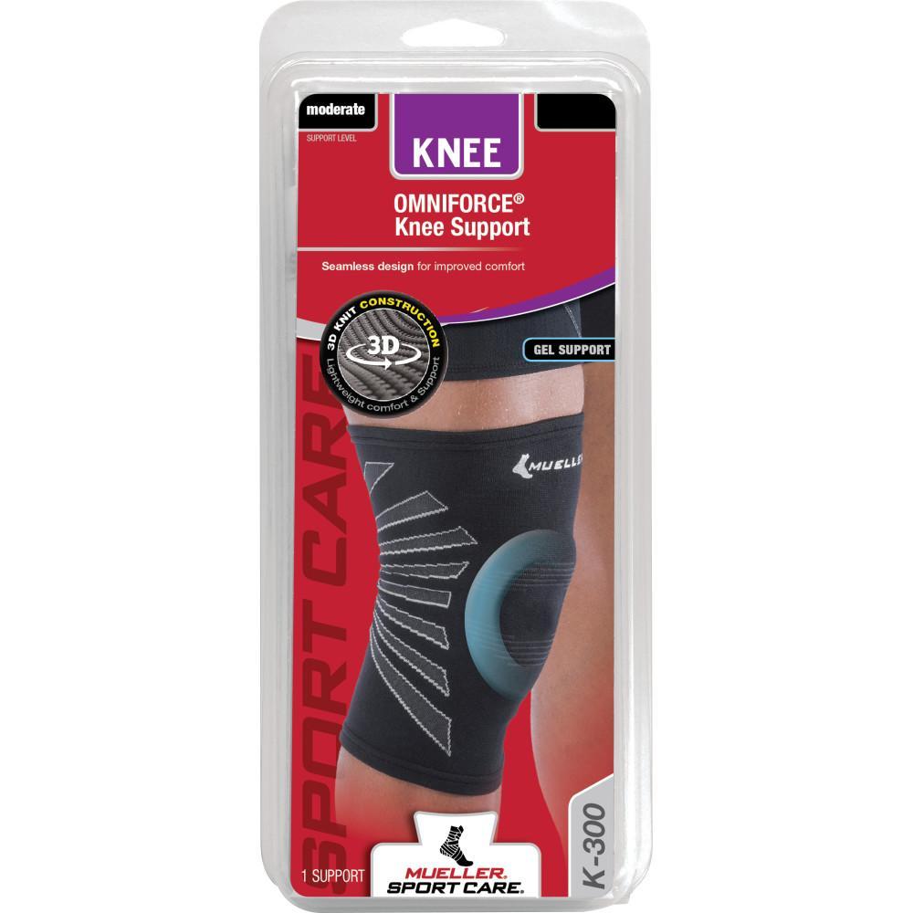Mueller Omniforce 300 Knee Support with Gel for Active Aussies - Comfort & Stability for Sports and Recovery