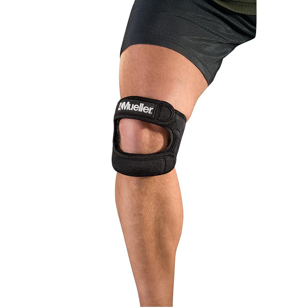 Mueller Max Knee Strap - Black OSFM Support for Knee Pain Relief and Mobility in Australia