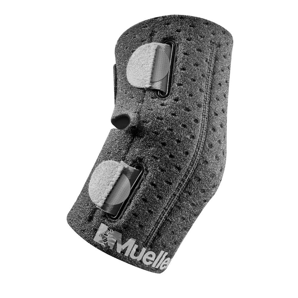 Mueller Adjust-To-Fit Elbow Support Brace | Support for Sore & Weak Elbows | One Size Fits Most | Lightweight & Breathable