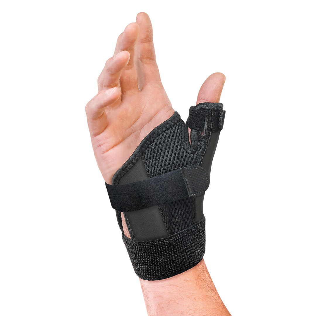 Mueller Reversible Thumb Stabiliser - One Size Fits Most | Thumb Support Brace for Joint Pain