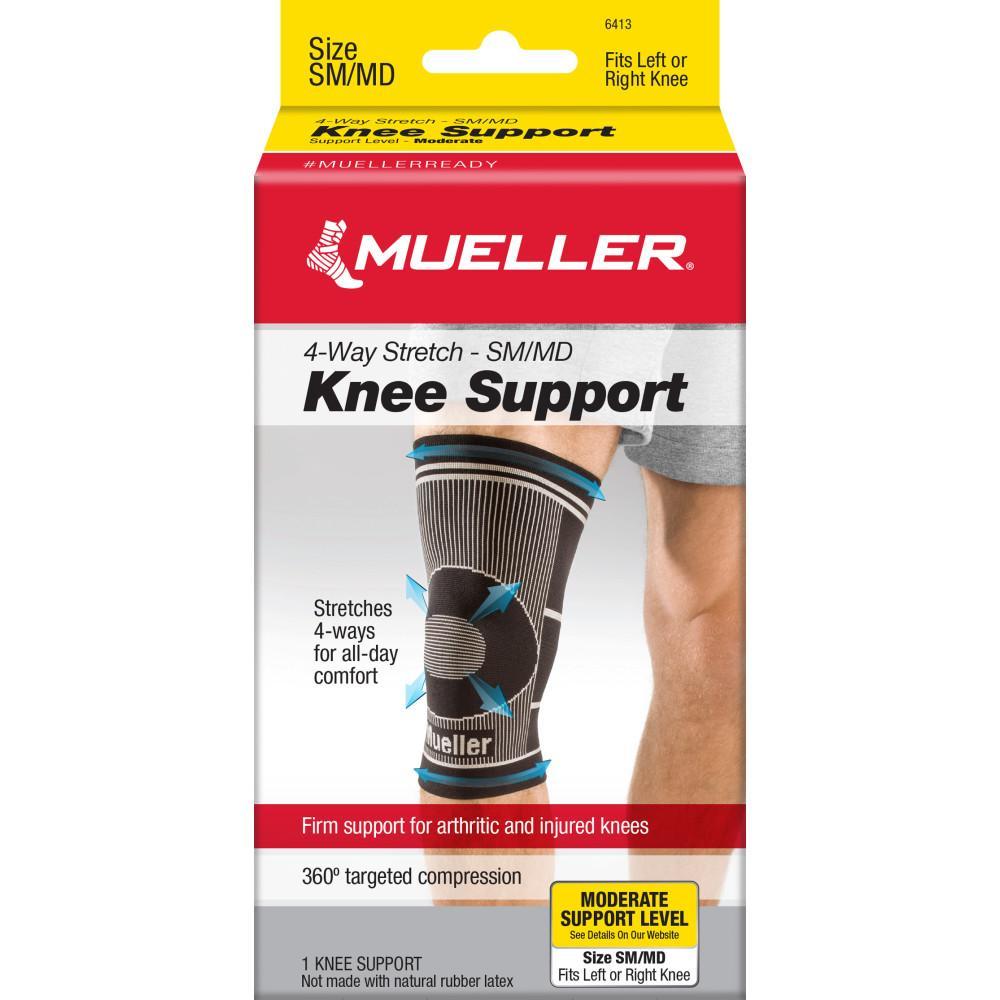 Mueller 4-Way Stretch Premium Knee Support with Thermo Reactive Technology