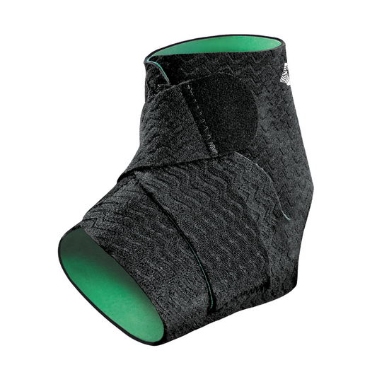 Mueller Adjustable Ankle Support Brace - Black/Green | Sports, Weak or Sprained Ankles