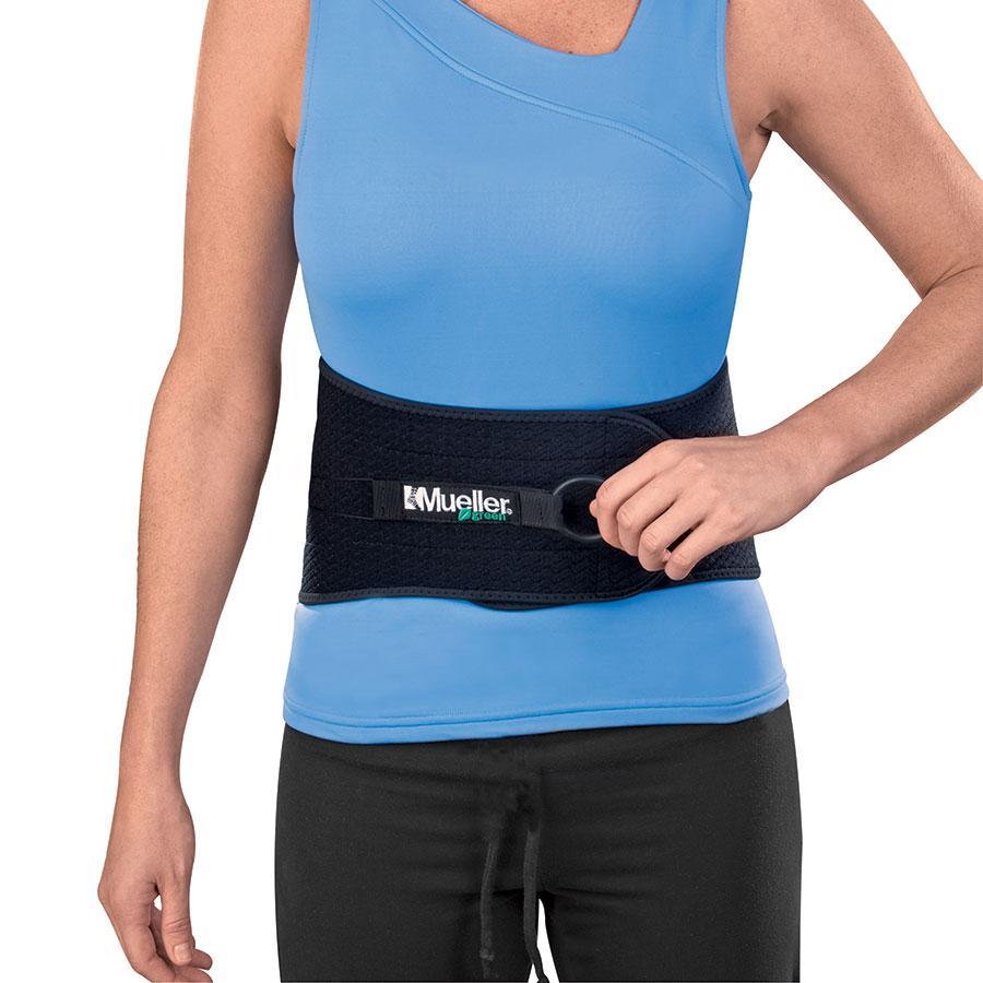 Mueller Green Adjustable Back & Abdominal Support - Instant Relief for Lower Back Pain & Fatigue | OSFM