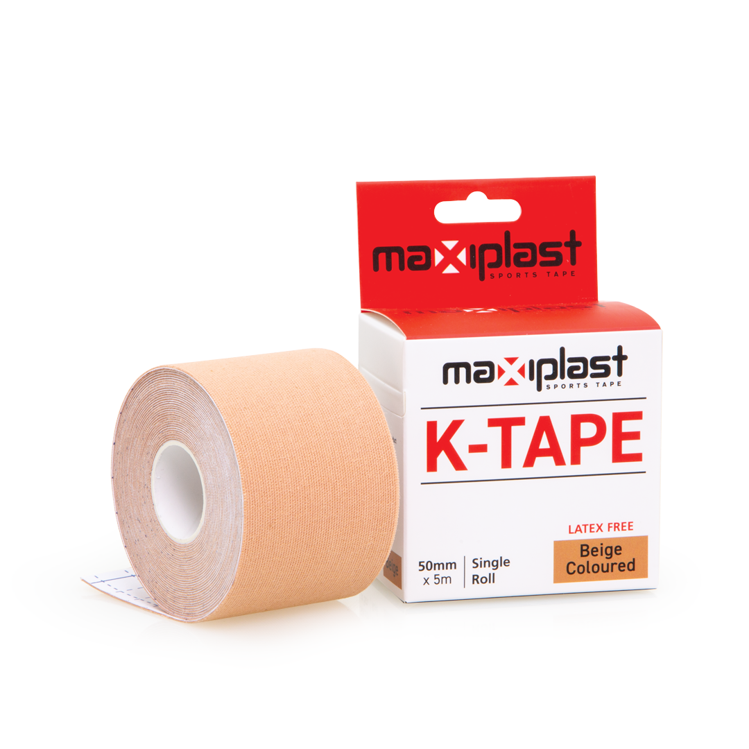 Maxiplast Kinesiology Tape 50mm x 5m for Muscle Support & Pain Relief, Australian Quality